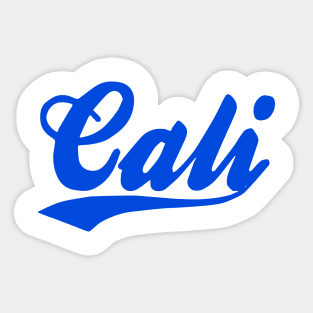 Cali - LA Dodgers style Sticker